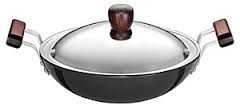 Hawkins Futura Deep fry Pan L74 With Lid 2.75L Kadai (Round Bottom)