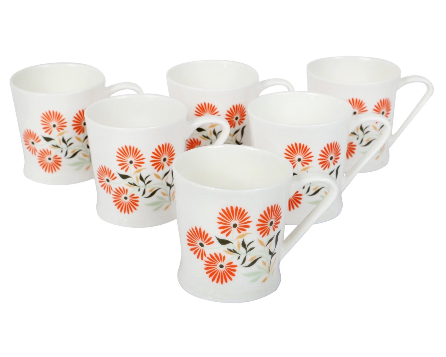 Bharat Bone China Peter Small 6pc Mug Set				
