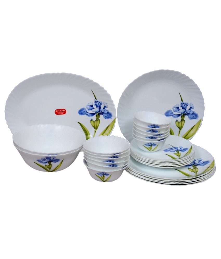 LaOpala Royal Iris Dinner Set (Set of 27)