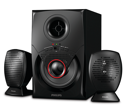 Philips MMS2020F/94 2.1 Speaker System Black