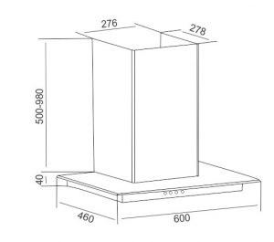JYOTI OXY-2069 60 CM BF KITCHEN CHIMNEY
