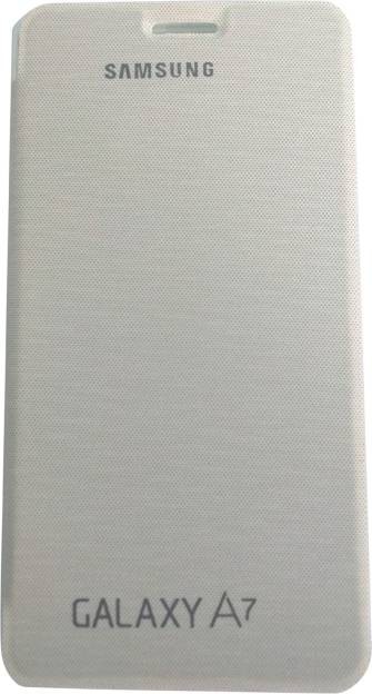 Samsung Galaxy A7 Flip Cover (White)