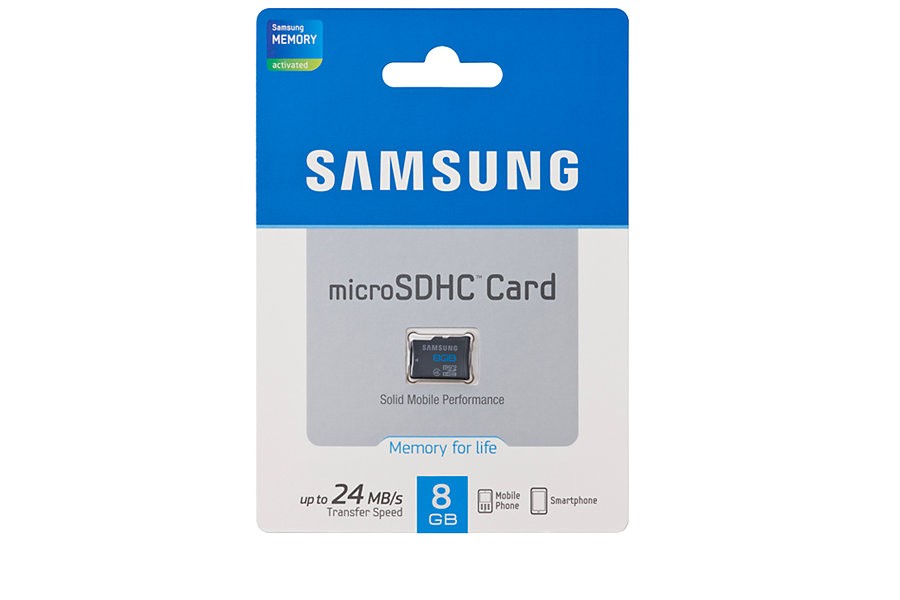 Samsung 8GB  Memory Card 