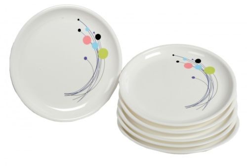 Signoraware Microwavable Designer Half Plate Round (Set Of 6) - P6217