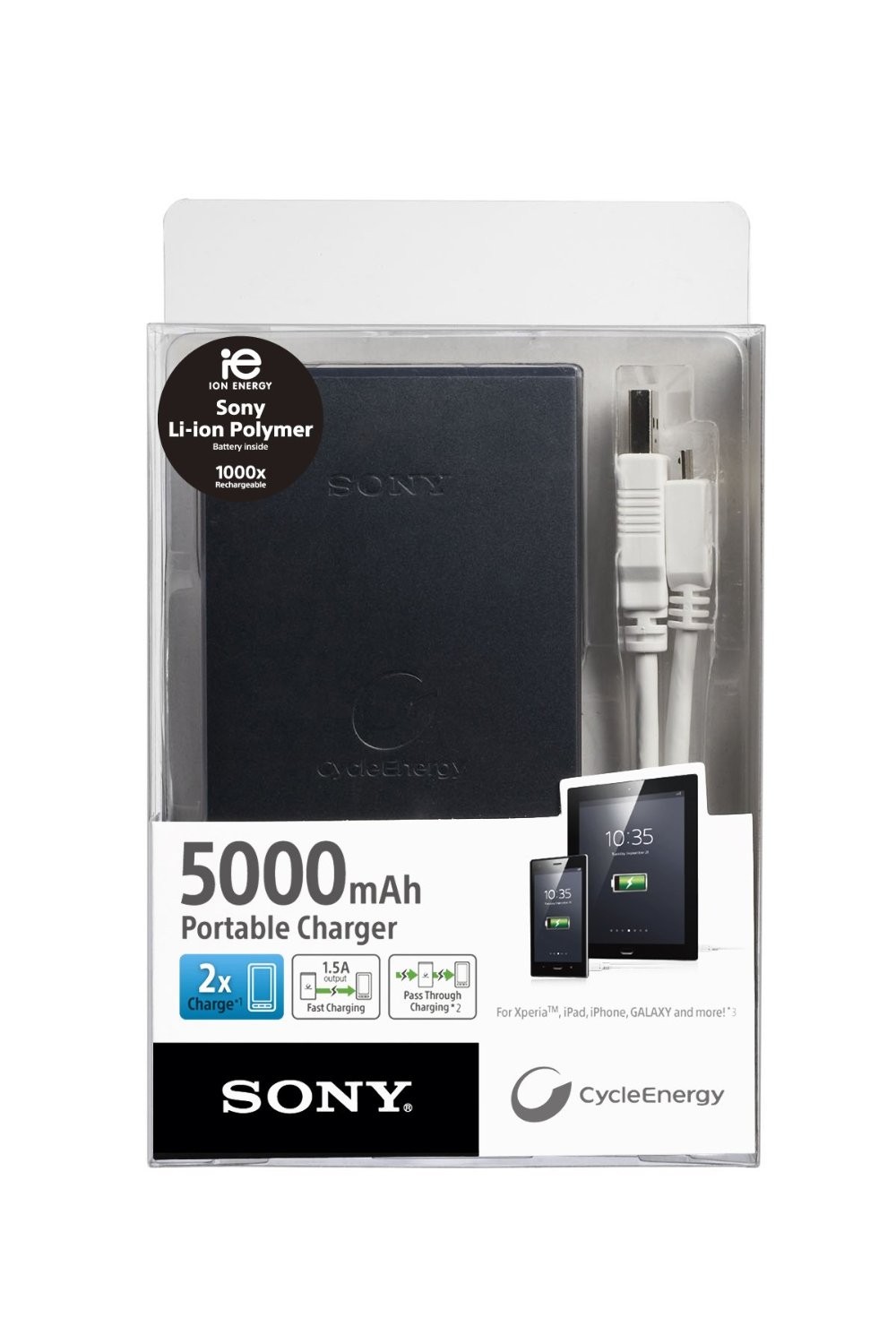SONY LI-Ion Polymer Battery  5000MAH.