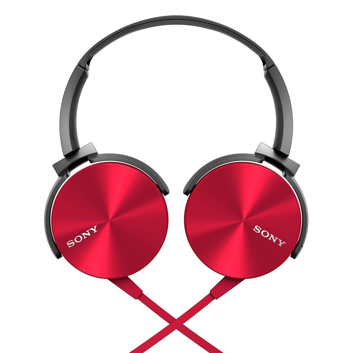 Sony MDR-XB450AP On-Ear Extra Bass(XB) Headphones with Mic (Red) 