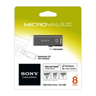  Sony Microvault 8 GB Pen Drive