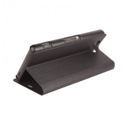 Sony Xperia Z3 Compact  Stuffcool Cuir Flip Folder Case Cover  - Black
