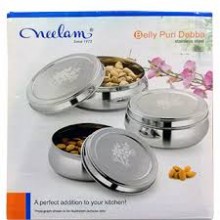 Neelam Belly Puri Dabba 1 pcs Set 7x9		