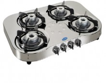 Glen 4 Burner Stainless Steel Cooktop GL 1045 SS HF 