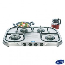 Glen 4 Burner Stainless Steel Cooktop GL 1047 PL HF Ultra Ai