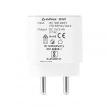 Stuffcool 3.4A Dual USB Mobile Charger Zenit for iPad, iPhone, iPod, Smartphone