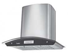 Prestige Kitchen Hood Glass Curved Black 60cm -GKH 600 CS 