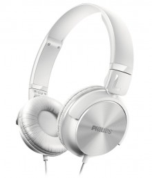 Philips SHL3005BK/00 Wired Headset(White)