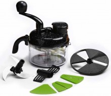 Wonderchef Black Plastic Turbo Dual Speed Food Processor