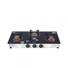 JYOTI 312 BLACK 3 BURNER GAS STOVE