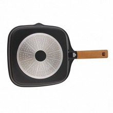 Wonderchef Caesar Grill Pan with Wooden Handle 24CM 
