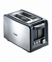 Prestige PPTSKB Pop up toaster - Black and Silver