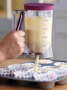 Batter Dispenser For Cupcake pancake Muffin Waffles With Baking Measuring Tool