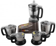 Panasonic MX-AC555 New 550-Watt Mixer Grinder with 5 Jars (Bronze)