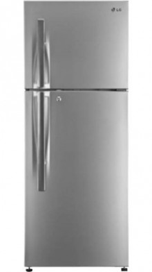 LG GL-T372HPZM 335 L Double Door Refrigerator (Shiny Steel)  
