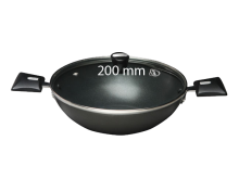 Nirlep Selec Plus Non-Stick Kadhai w/Lid LKR 20 GL (200mm) 