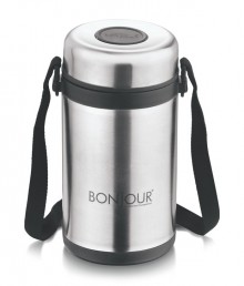 Bonjour Hot N Fresh Steel Insulated Tiffin (hnf-2)