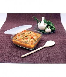 Borosil - Square Dish with Lid-800 ml