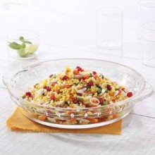 Borosil Microwavable Plate, 22cm,