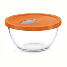  Borosil Mixing Bowl 0.9L With Plastic Lid 