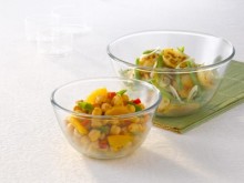  Borosil Set Of 2 Mixing Bowl(1.3 + 1.7)L 	