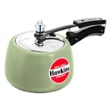 Hawkins Contura Ceramic Coated Apple Green Pressure Cooker 3Liter (CAG30 )