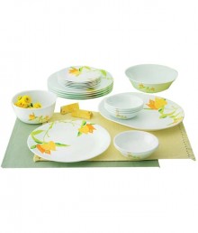 Corelle 21 Pcs Dinner Set-India Collection Autumn Leaves