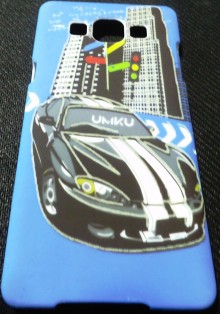 Samsung Galaxy A5  Back Cover (Black Car)