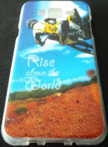 Samsung Galaxy J7 Back Cover (Rise Above Word)