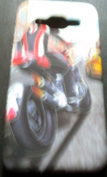    SAMSUNG GALAXY E5  Back Cover (Bike Rider)