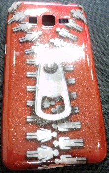 Samsung Grand Prime G530 Back Cover (Red Chain)