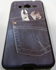 Samsung Galaxy Core Prime SM G360 Back Cover (Jeans)