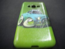 Samsung Z1 Back Cover (Blue Car)