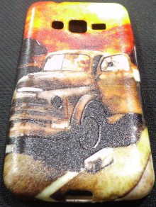 Samsung Z1 Back Cover (Rusty Car)