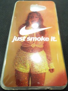 SAMSUNG A510 BACK COVER (Just Smoke It)