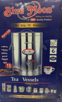 Bluemoon Stainless Steel Tea Vessel 15 Ltr