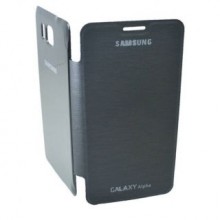 Samsung Galaxy Alpha G850 Flip Cover Black 