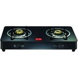 Prestige Royal 2 Burner Glass Top  GT 02 Black