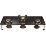 Prestige Royal 3 Burner Glass Top  GT 03L Ai ss