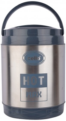 Cello Hot Max 3 Stainless Steel Lunch Box, 3 Containers