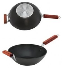 Hawkins Futura Deep Fry Pan IQ73 3L (Stir Fry Wok)(Flat Bottom)