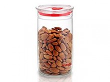 Borosil Classic Trend Wide Glass Jars with Lid 1.0 L
