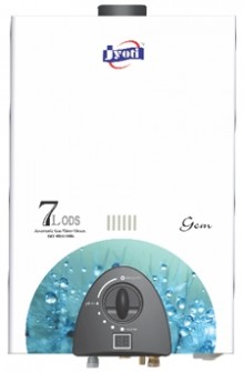 Jyoti Gem 7 Litres Gas Geyser Low Pressure