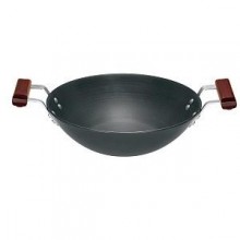 Hawkins Futura Deep Fry Pan L25 3.75L & 2 short Handles(Flat Bottom)
